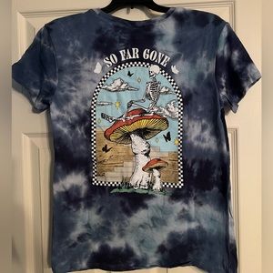 Empyre zumiez skeleton mushroom shroom tie-dye wash “so far gone” M